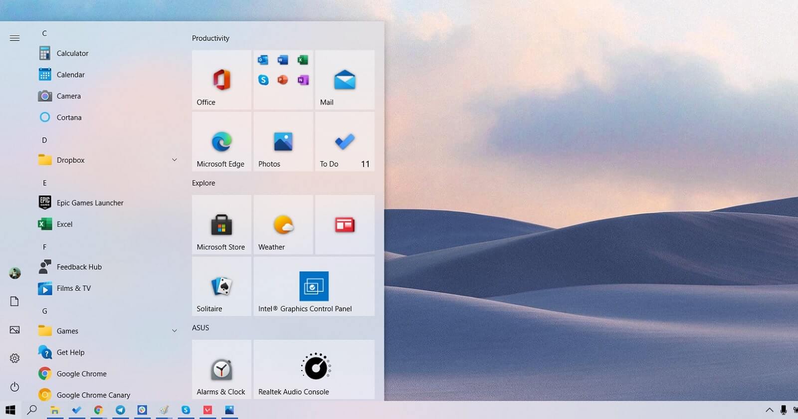 Windows 10 version 21H1