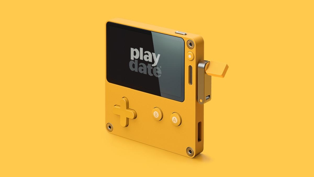 Playdate Handheld With A Crank Release Date Now Game Details Coming